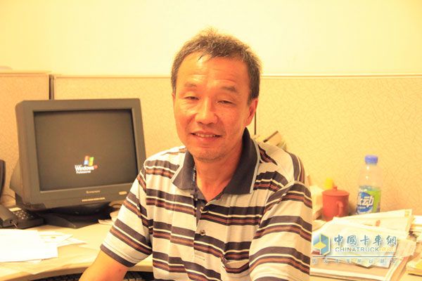 外高橋物流運輸部高級經理陳肅一