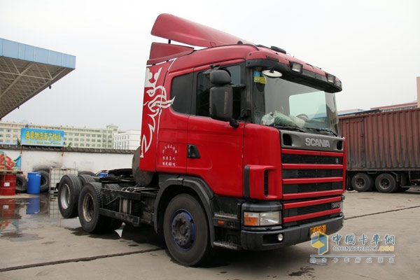 溫州水頭鎮(zhèn)首臺(tái)突破300萬(wàn)公里的斯堪尼亞卡車