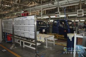 參觀福田汽車北京多功能汽車廠暨“歐馬可、奧鈴車型品鑒