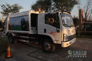 一汽解放青島 龍V 152馬力 4X2 國四擺臂垃圾車 QDT5120ZBSC