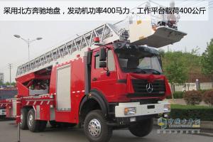 洛寧42米登高云梯消防車上崗