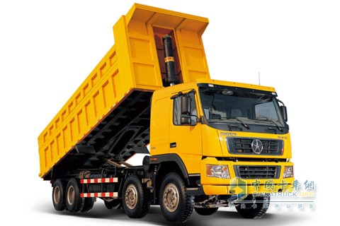 大運(yùn)重卡 濰柴340馬力 8X4 自卸車