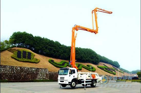 中聯(lián)新推開拓者23米泵車