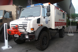 梅賽德斯-奔馳烏尼莫克（Unimog）U4000 4X4全地形救護(hù)車底盤