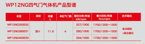 濰柴藍(lán)擎WP12氣體發(fā)動機(jī)