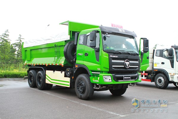 福田瑞沃 濰柴 310馬力 6X4 智能環(huán)保渣土車(chē)（外觀)