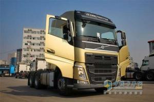 沃爾沃 新FH重卡 460馬力 6X2 高頂牽引車(chē)(土豪金)