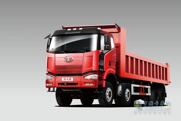 一汽解放J6P 350馬力 8×4公路先鋒三號(hào)自卸車(CA3310P66K2L6T4E4)