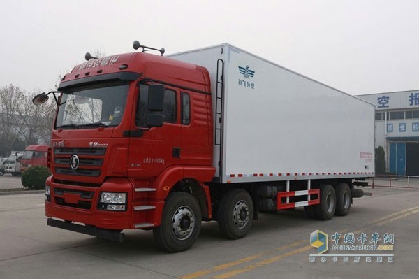 陜汽新M3000 8X4冷藏車促銷 直降7500元