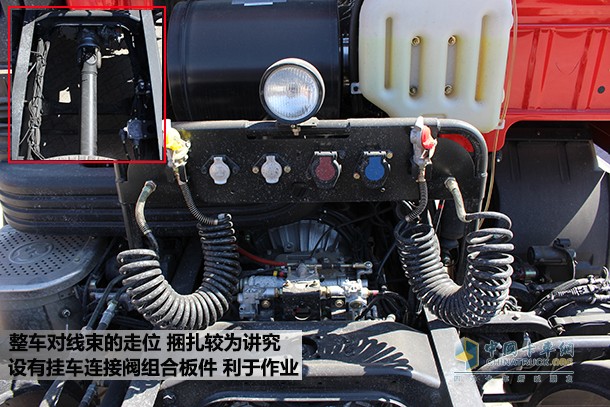 紅巖杰卡390馬力6X2牽引車