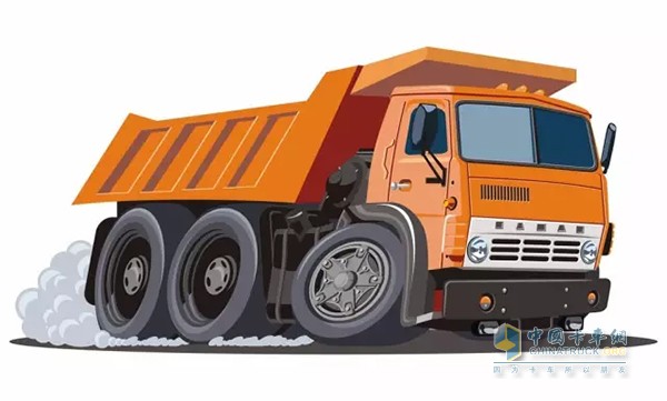卡車自重大剎車難漫畫圖