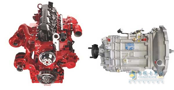 康明斯發(fā)動機和采埃孚變速器