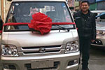 福田時代，襄陽同發(fā)正在舉行購車大抽獎活動，有人已中千元大獎
