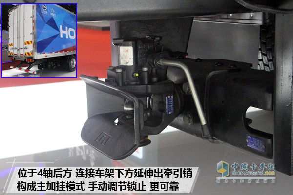 上汽紅巖杰獅C500 8X4中置軸貨運列車