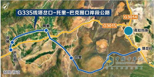 新疆G335線塔岔口－巴克圖段擬建一級公路