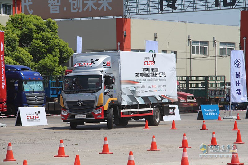 福田歐馬可S5征戰(zhàn)首屆2017中國(guó)高效物流卡車公開賽