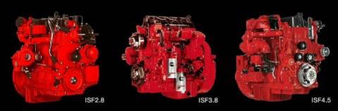 歐馬可超級(jí)卡車配裝的康明斯ISF2.8、ISF3.8、ISF4.5L發(fā)動(dòng)機(jī)