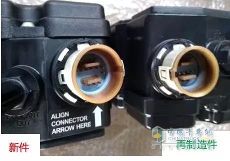 再制造尿素泵和新尿素泵的外觀(guān)差異圖