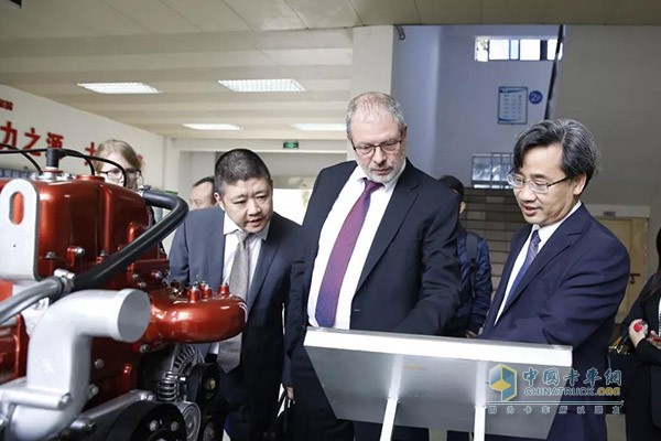 玉柴和德國UST公司領導互動