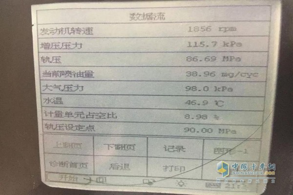 讀取怠速數據流