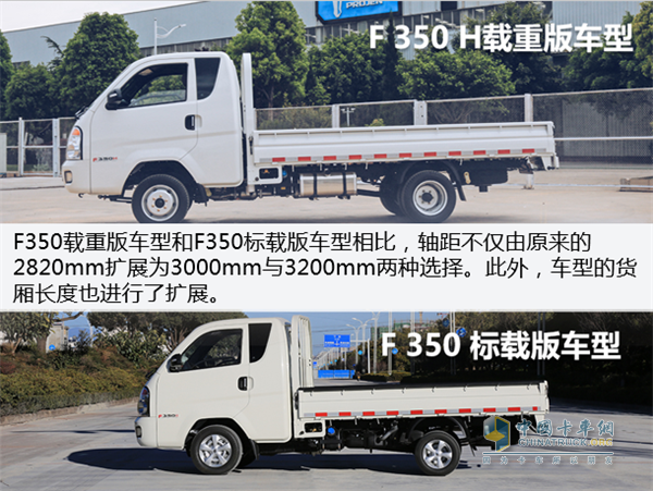 時(shí)駿F350H載重版車(chē)型