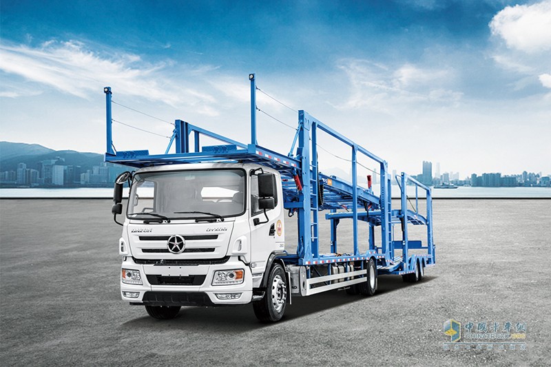 大運(yùn)N6中置軸6×2 290馬力國(guó)五轎運(yùn)車(chē) 