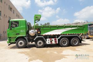 聯(lián)合卡車(chē) 超短軸距 8×4 LNG 城市渣土自卸車(chē)