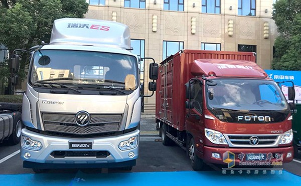 新車搭載福田智科車聯(lián)網(wǎng)系統(tǒng)，為用戶提供“智慧互聯(lián)+大數(shù)據(jù)”智能化服務解決方案