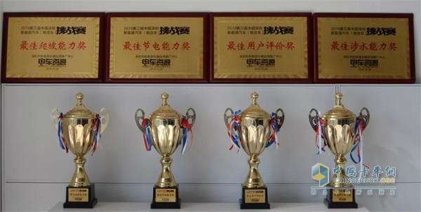 徐工E300摘得最佳爬坡獎、最佳涉水獎、最佳節(jié)電獎與用戶評價獎四項重量級大獎