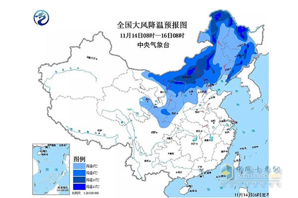 北方地區(qū)將持續(xù)降溫