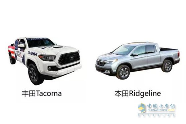 開(kāi)發(fā)的豐田Tacoma和本田Ridgeline等皮卡后斗入市場(chǎng)多年