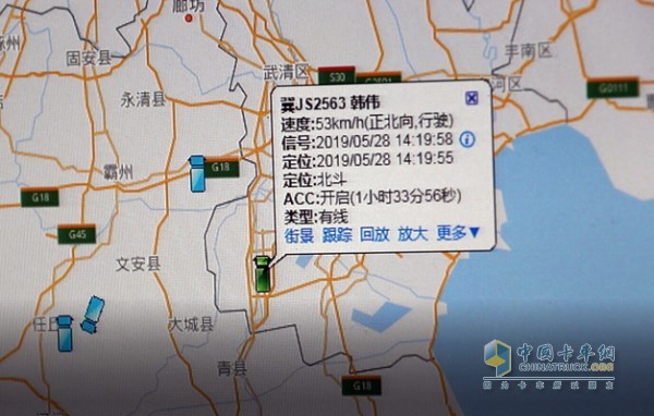 車隊(duì)管理系統(tǒng)監(jiān)測(cè)車輛