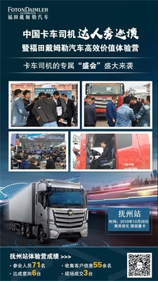 中國卡車司機(jī)達(dá)人秀巡演暨福田戴姆勒汽車高效價(jià)值體驗(yàn)營