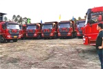  軒德6系8×4自卸車(chē)批量交付惠州，優(yōu)秀品質(zhì)贏得用戶信賴(lài)！