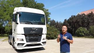 全新一代MAN TGX 510馬力牽引車 血氣方剛的造型 燈光自檢