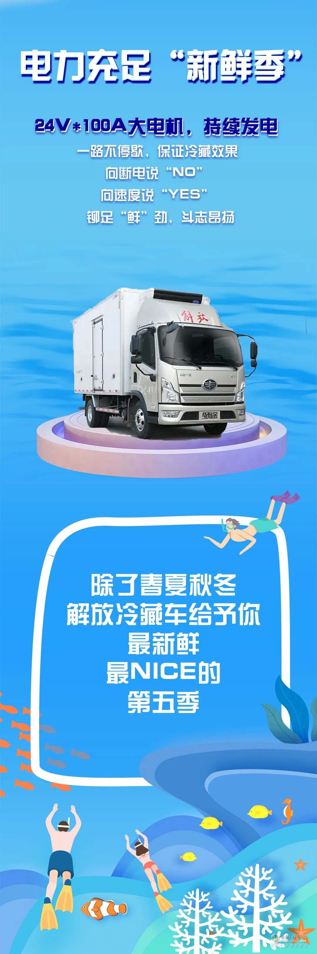 解放領(lǐng)途冷藏車