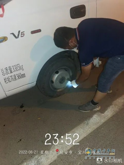 歐鈴汽車 西安服務(wù)站 奔襲六百里