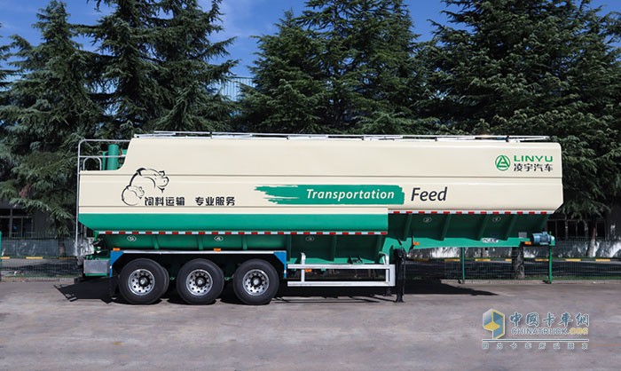 散裝飼料運(yùn)輸半掛車
