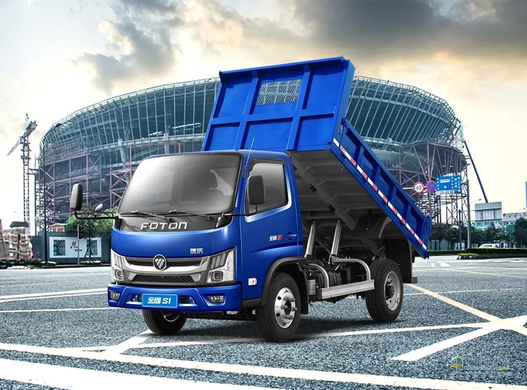 福田瑞沃工程車，X-Truck金剛S1，新藍牌，國六