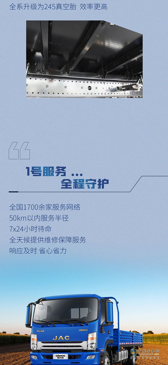 江淮1卡德沃斯麥客1號新年新造型配置豐富、賺錢更輕松！