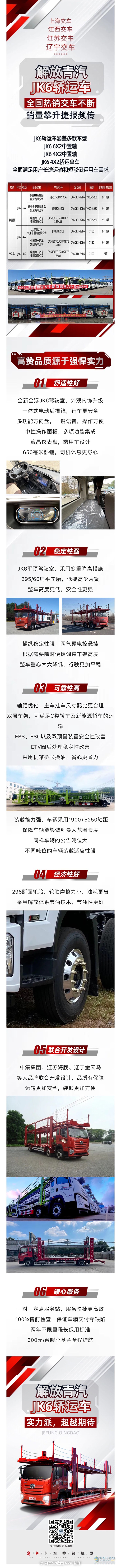 交車不斷！JK6轎運車全國熱銷捷報頻傳！