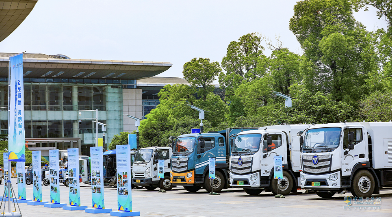 國有盛事 必有福田！福田普羅科純電動環(huán)衛(wèi)車服務亞運會