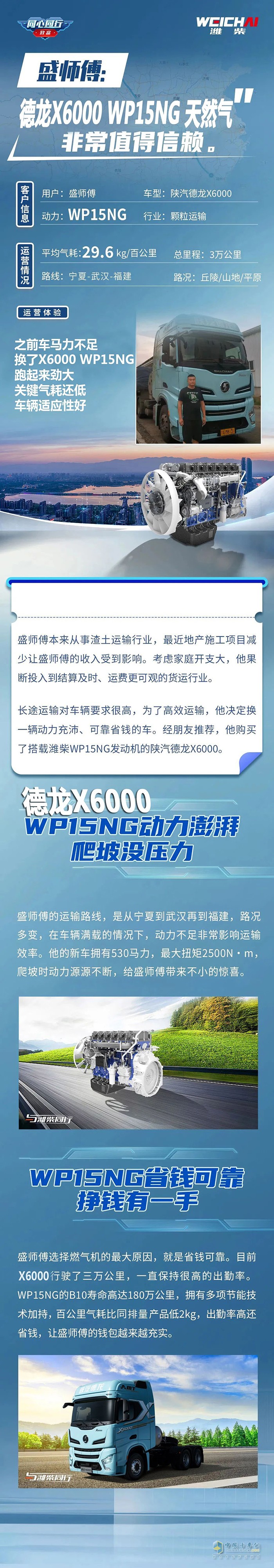 陜汽德龍X6000 WP15NG天然氣，你的信賴首選！