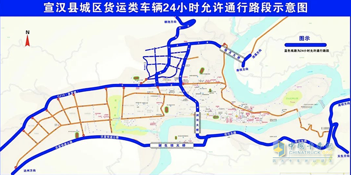 四川省達(dá)州宣漢縣市?；奋囕v限制通行