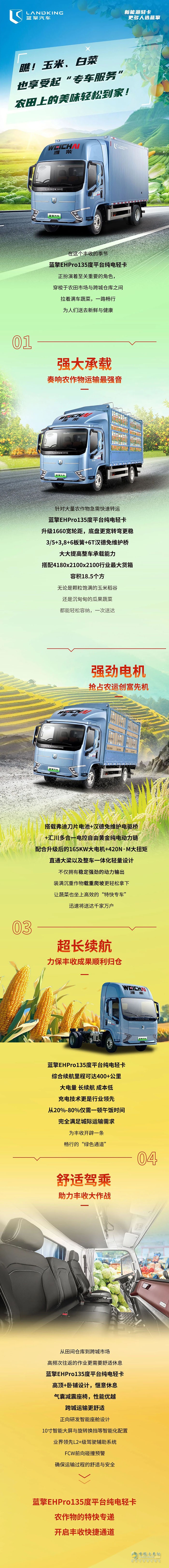 藍(lán)擎輕卡：瞧！玉米、白菜也享受起“專車服務(wù)”，農(nóng)田上的美味輕松到家！
