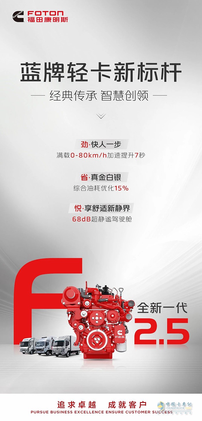 福康F全新一代F2.5，藍(lán)牌輕卡新標(biāo)桿