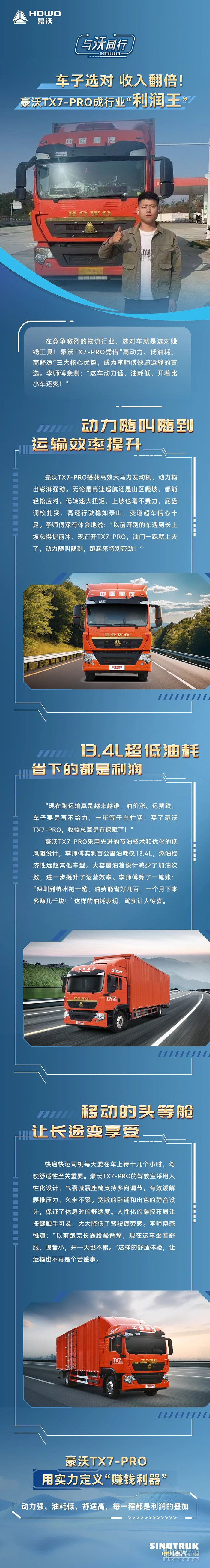豪沃TX7-PRO成行業(yè)“利潤王”！
