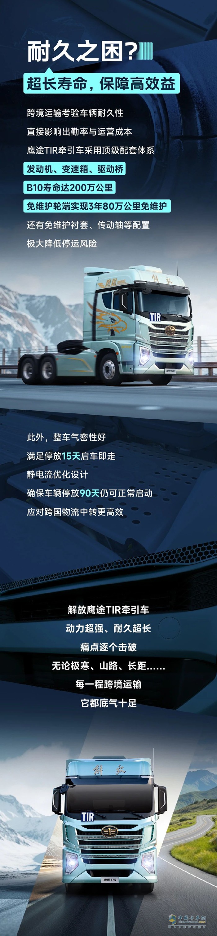 跨境運輸火了！看鷹途TIR牽引車的硬核通關指南