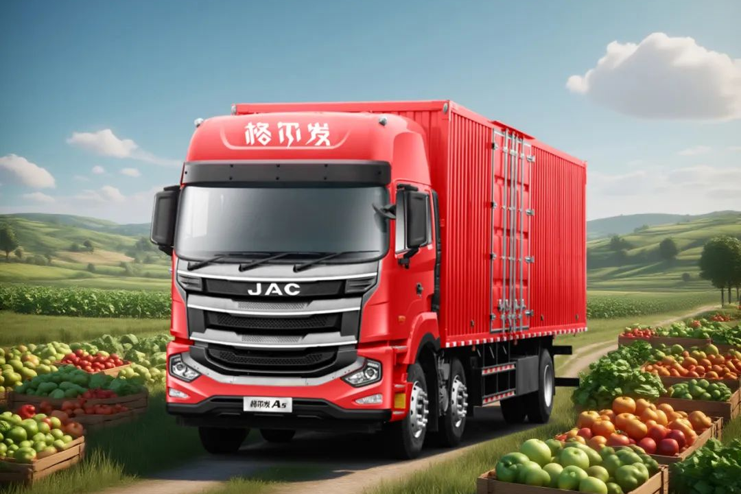 江淮格爾發(fā)A5 6×2載貨車出征，護(hù)航田間到餐桌的鮮活