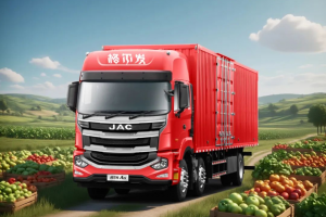 江淮格爾發(fā)A5 6×2載貨車出征，護航田間到餐桌的鮮活